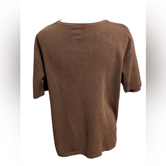 Group A & E Women's Silk Short-Sleeve Blouse Top PTP 22 Length STH 23 - Picture 2 of 3